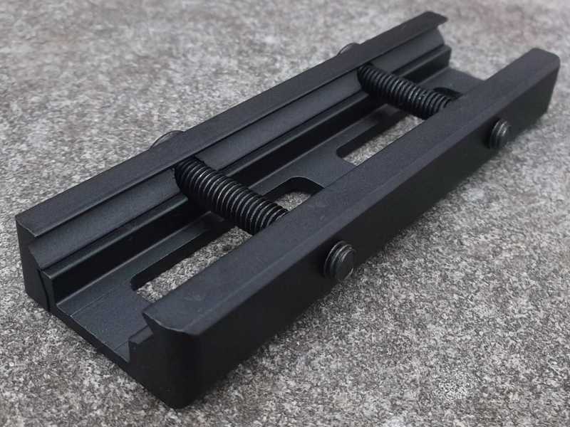 Picatinny Accessory Rail Adapter for M-Lok Slot Rifle Attachments