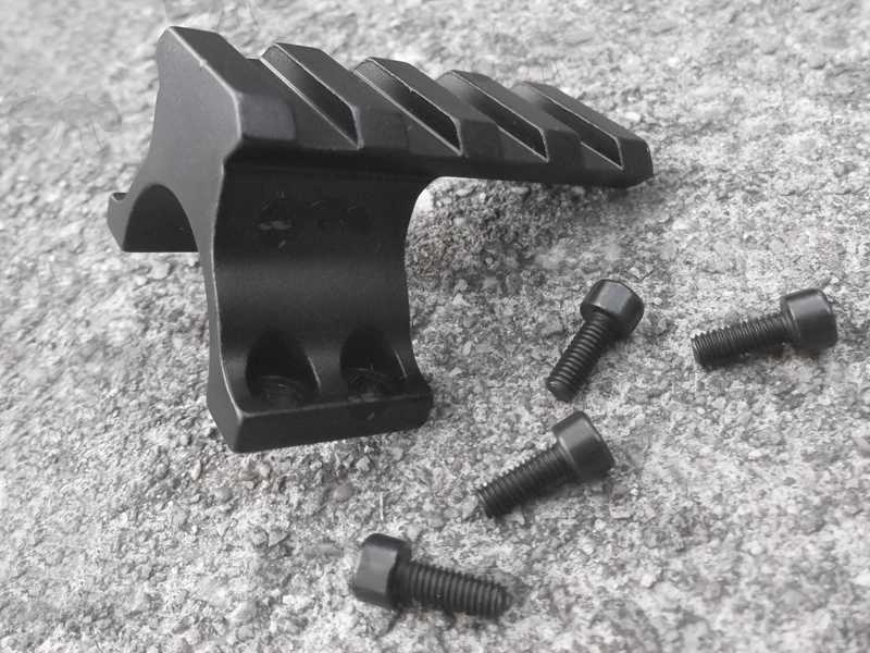 Four Slot Weaver / Picatinny Extended Accessory Rail Ring Top for 25mm Diameter Scope Mount