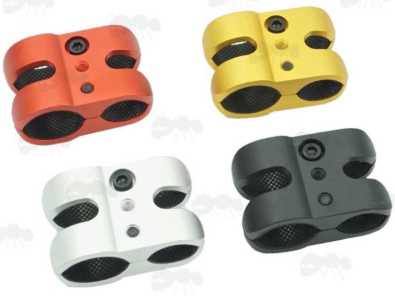 Pump Action Shotgun Barrel Magazine Tube Clamp Rail Base Adapter with 10mm QD Sling Swivel Socket