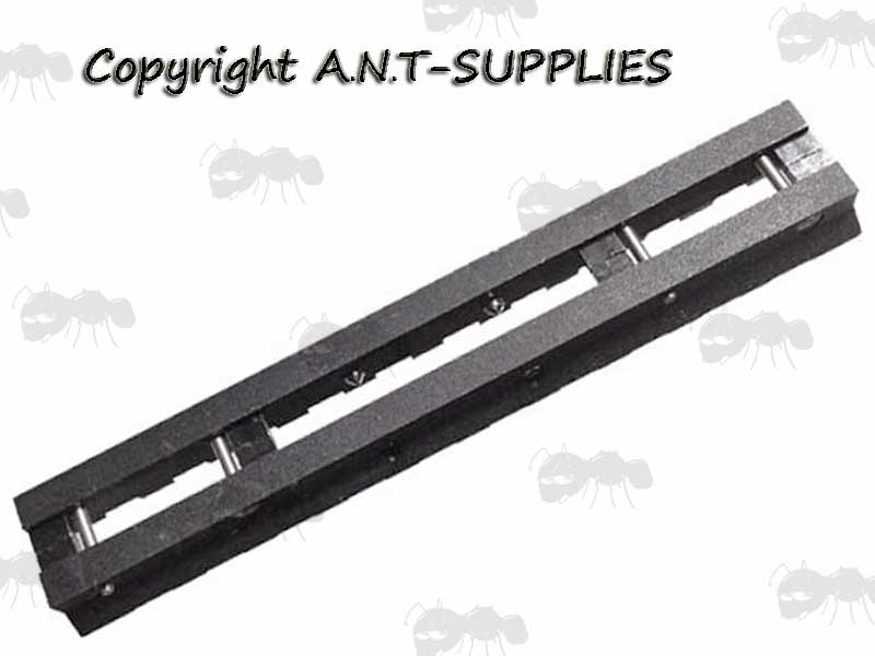 10 Slot Long Steel Shotgun 6mm Rib Weaver Adapter Rail