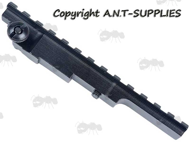 Black Anodised Finish Aluminium Mauser 98K Sight Base Rail Adapter With Thirteen Slots