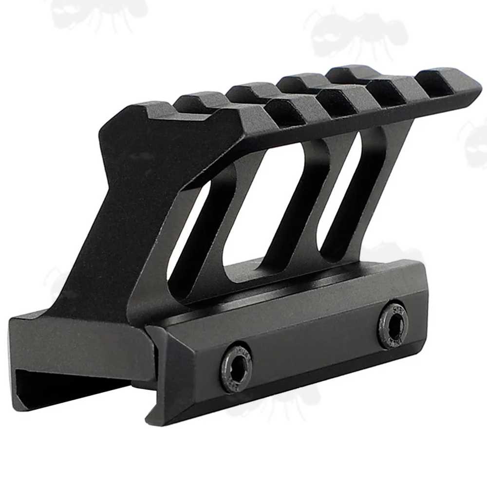 High-Profile Four Slot Length Forward Reach Picatinny Riser Rail