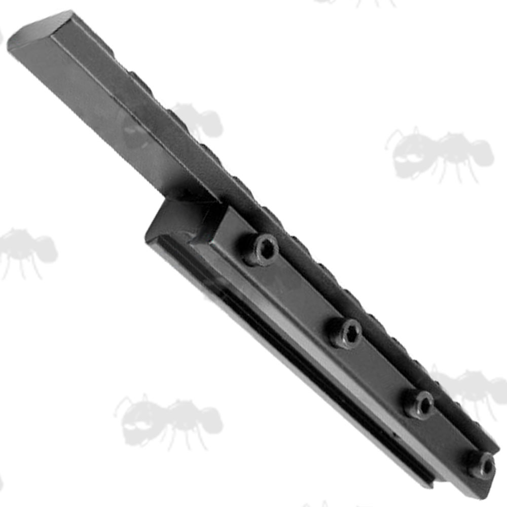 9.5-11mm Dovetail to 20mm Weaver / Picatinny Forward Reach Long Rail Adapter
