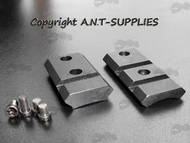 Two Piece Remington 700 Steel Weaver / Picatinny Rails With Screw Set