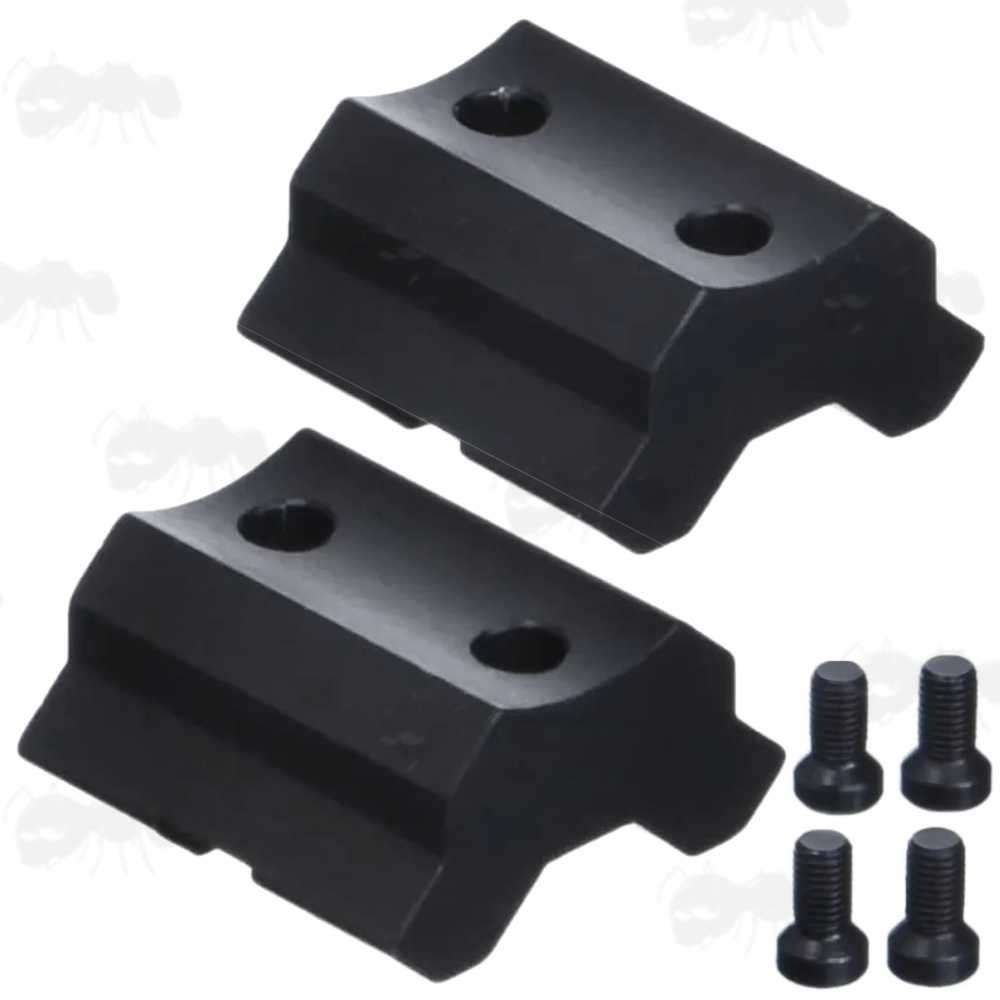Two Piece Picatinny Rails with 0 MOA for Savage Rascal Rifles