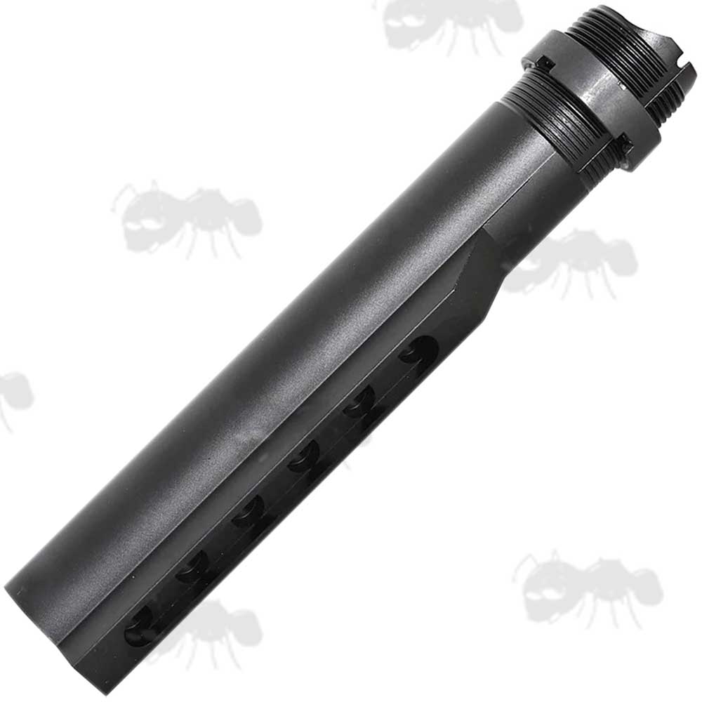 Mil-Spec Buffer Tube with Castle Nut for AR Rifles