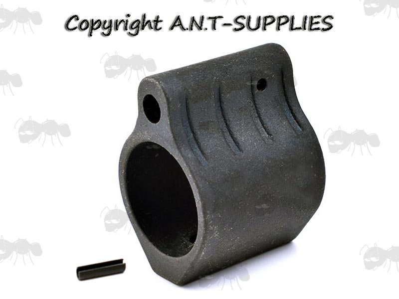 AR Rifle Series Micro All Steel 0.75 Gas Block with Spring Roll Pin