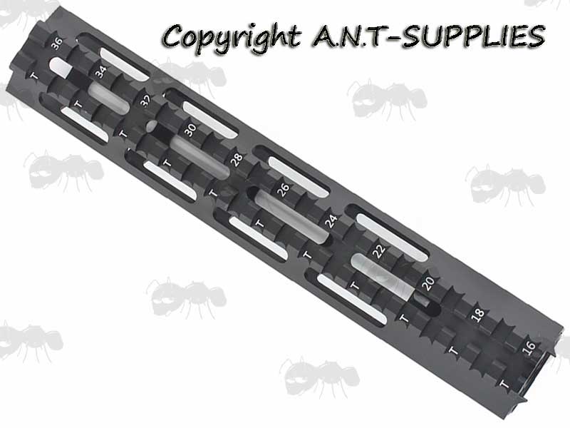 AR Style Alloy Nine Inch M-Lok Free Float Handguard with Picatinny Top Rail