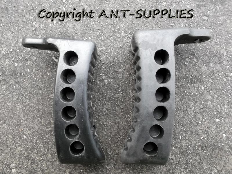 Small and Standard Length Black Solid Rubber Buttpads for Mosin Nagant Rifles