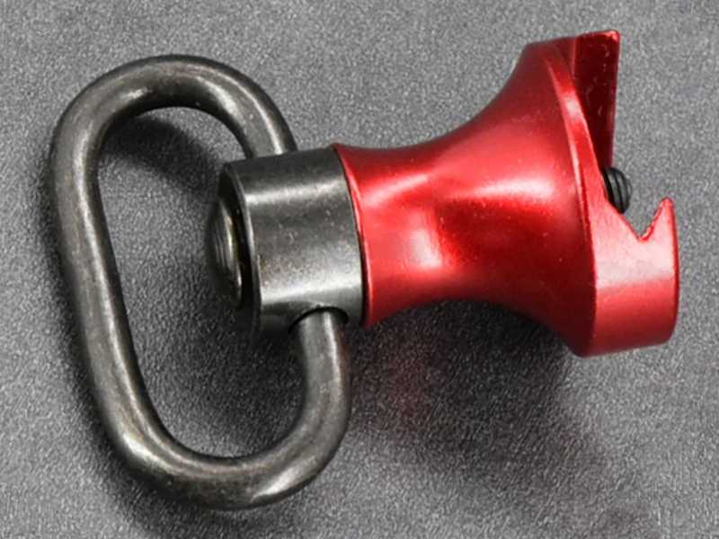 Picatinny Railed Handguard Red Handstop with 10mm Socket Push Fit Sling Swivel