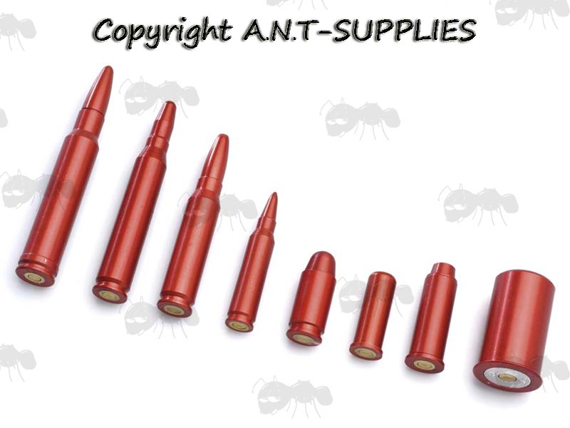 Range Of Red Anodised Aluminium Snap Caps