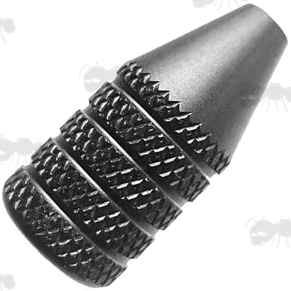 Black Knurled Finished All Metal Rifle Bolt Handle Knob with 6mm Thread