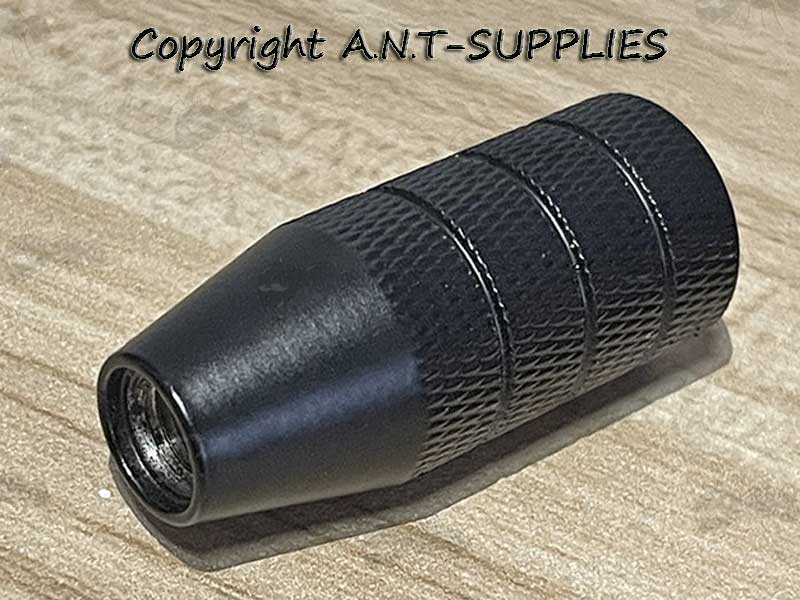 Black Knurled Finished All Metal Rifle Bolt Handle Knob with 5/16-24 TPI Thread