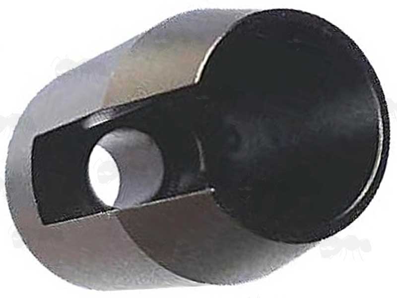 Slip-On Adapter for The Crosman Ruger 10/77 Air Rifle to Accept 1/2x20 American Threaded Silencer etc