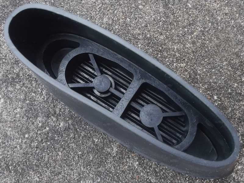 Inner View of The Black Silicone Rubber Slip-On Recoil Pad for Rifle or Shotgun Butt Stock