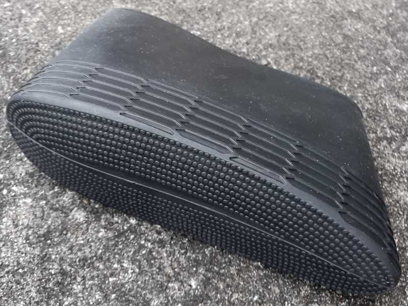 Black Silicone Rubber Slip-On Recoil Pad for Rifle or Shotgun Butt Stock