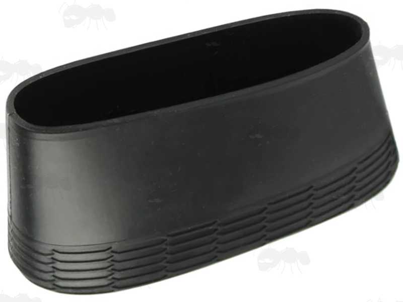 Black Silicone Rubber Slip-On Recoil Pad for Rifle or Shotgun Butt Stock