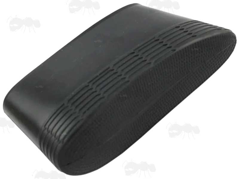 Black Silicone Rubber Slip-On Recoil Pad for Rifle or Shotgun Butt Stock