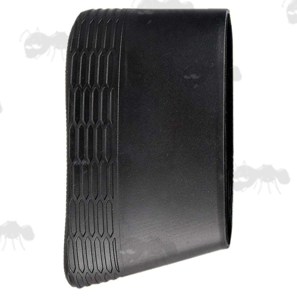 Black Silicone Rubber Slip-On Recoil Pad for Rifle or Shotgun Butt Stock