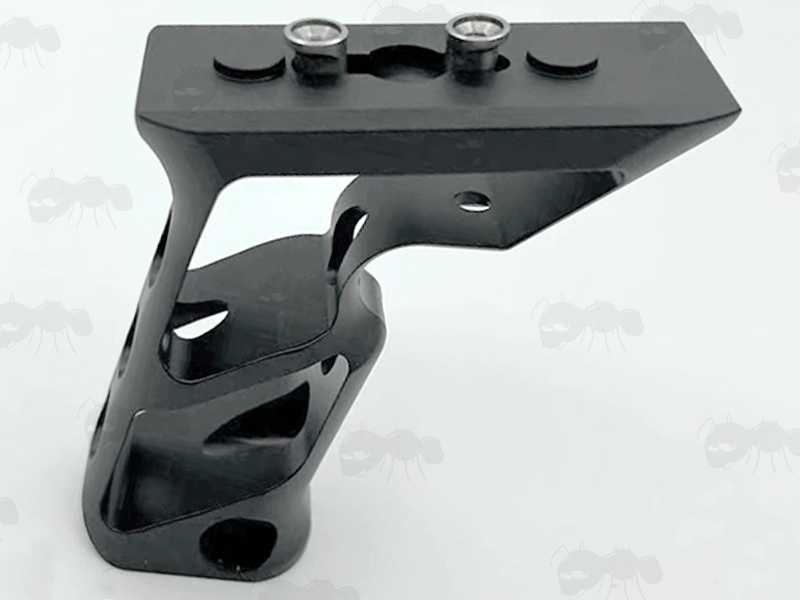 All Metal Skeletonised Vertical Rifle Forend Grip for KeyMod Hole Handguards