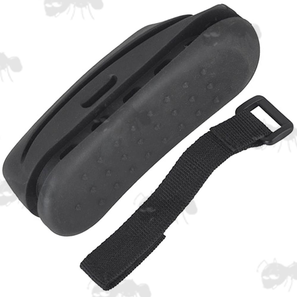 Black Coloured Slip On Rubber Butt Recoil Pad for AK Stocks