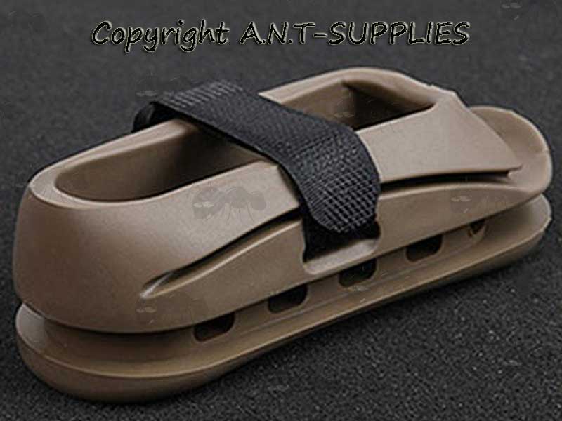Tan Coloured Slip On Rubber Butt Recoil Pad for AK Stocks