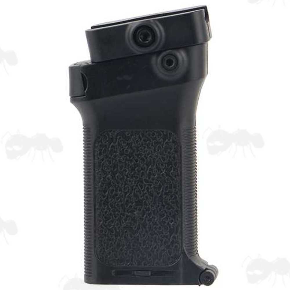 Tac Rifle Black Polymer Multi-Rail Handguard Fitting Angled Vertical Forend Grip