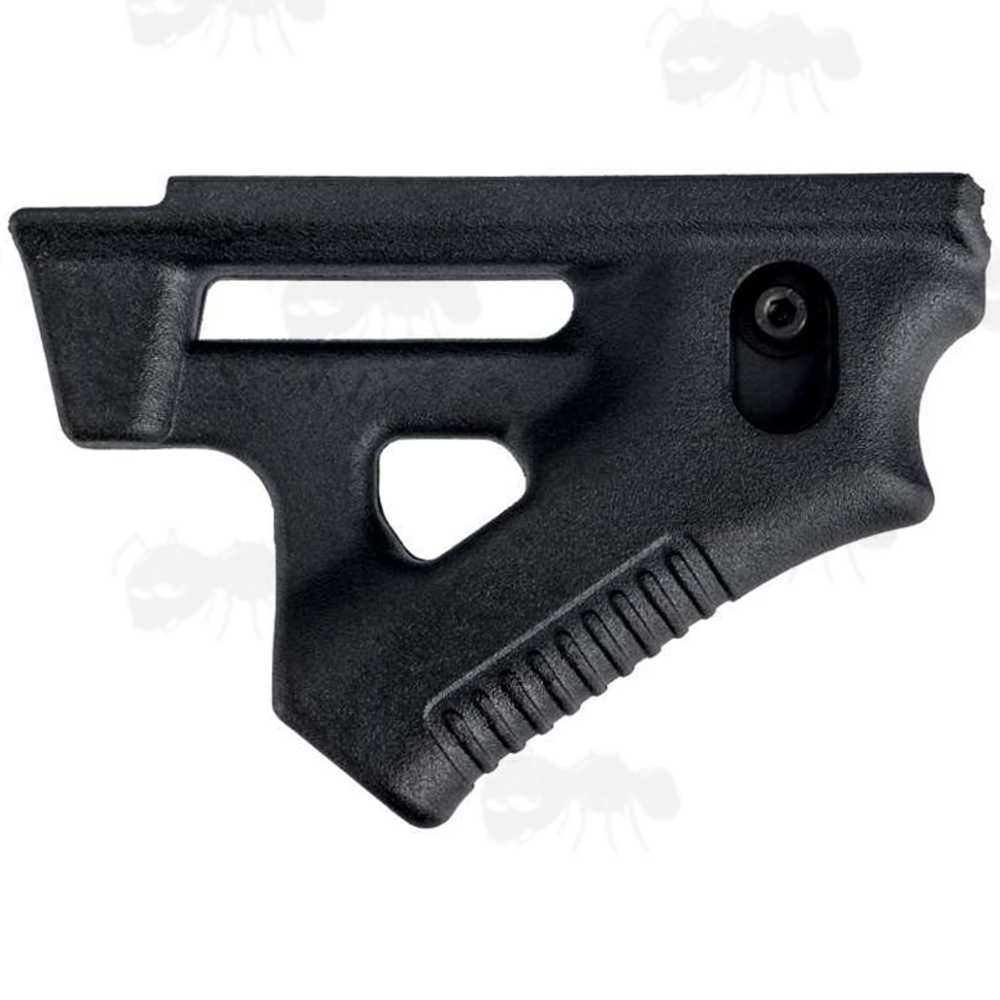 Black Polymer Triangular Rifle Rail Front Grip