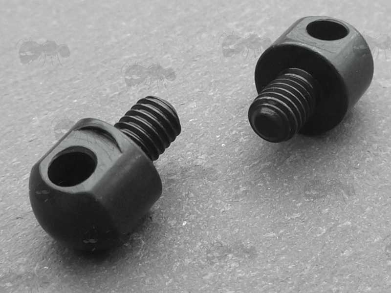 Pair of QD Swivel Base Forend Mini Stud with a 5mm Diameter Machine Screw