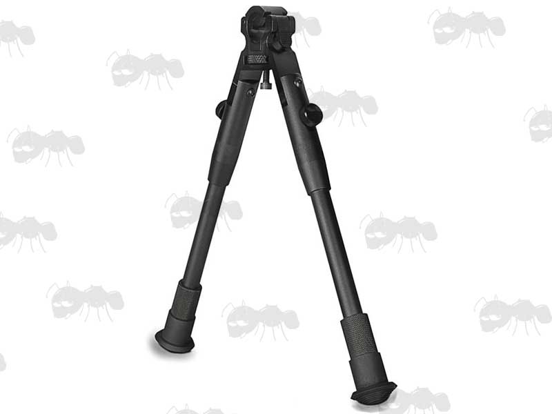 Hawke Rifle Barrel Fitting Bipod with Telescopic Legs and Rubber Fit