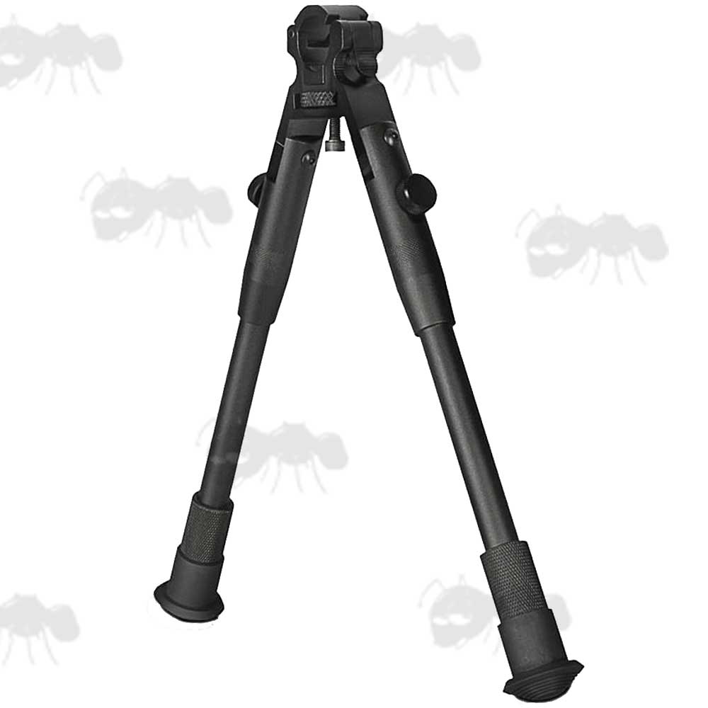 Hawke Rifle Barrel Fitting Bipod with Telescopic Legs and Rubber Fit