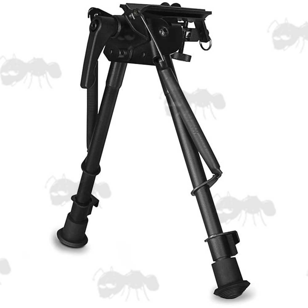 Hawke QD Stud Fitting 23-33cm Telescopic Leg Rifle Bipod with Tilt Function