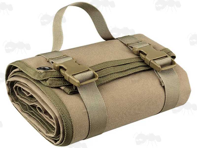 Roll-Up Tan Coloured Shooting Mat