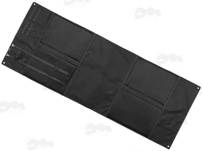 Roll-Up All Black Colour Padded Prone Shooters Ground Mat