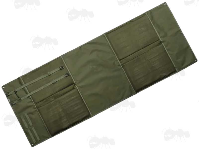 Roll-Up All Green Colour Padded Prone Shooters Ground Mat