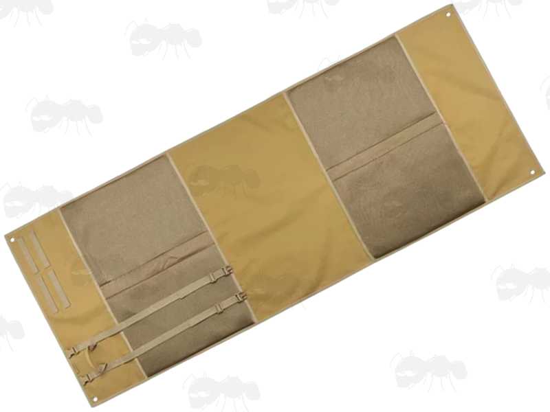 Roll-Up All Tan Colour Padded Prone Shooters Ground Mat