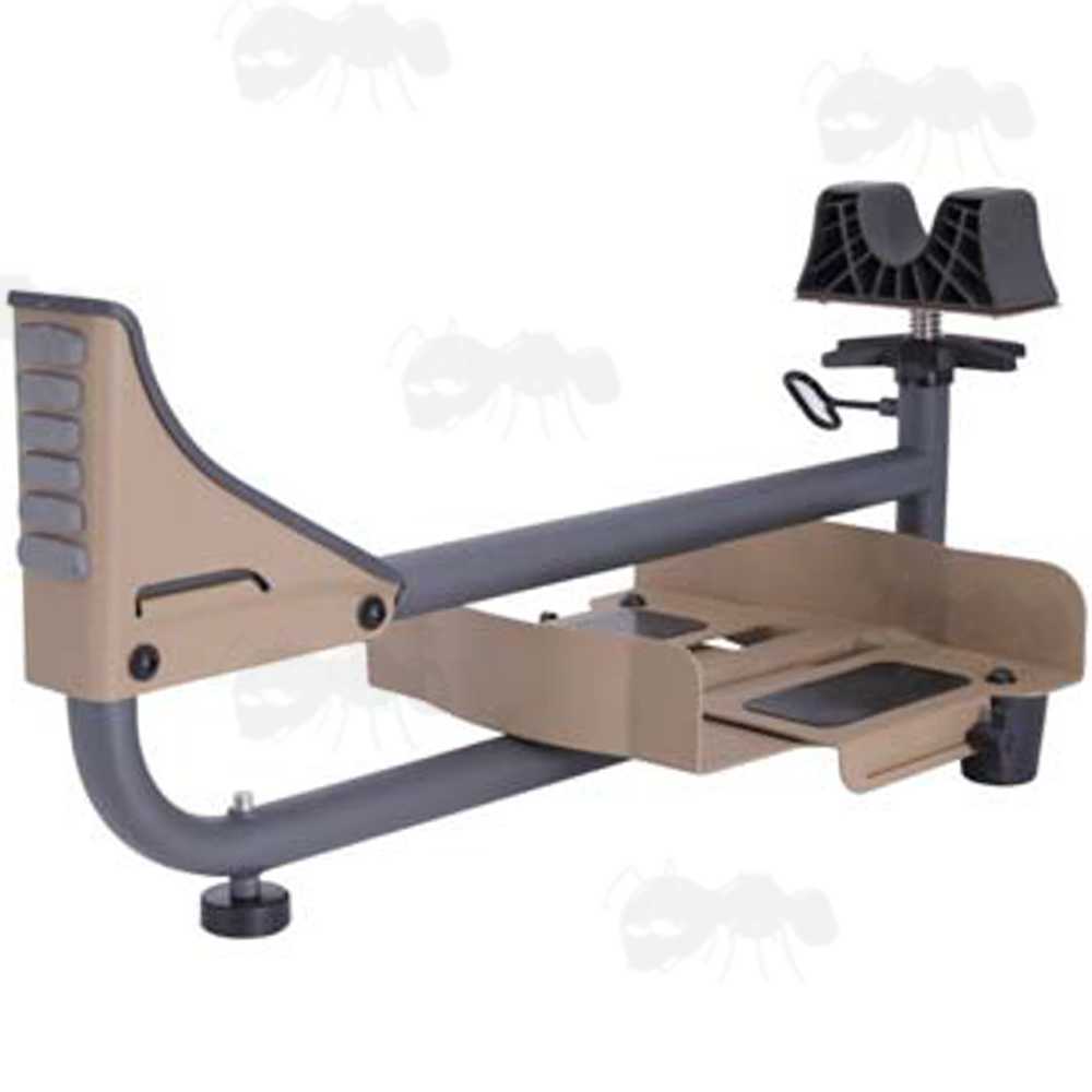 Full Length Gun Rest with Adjustable Height Rest and Legs