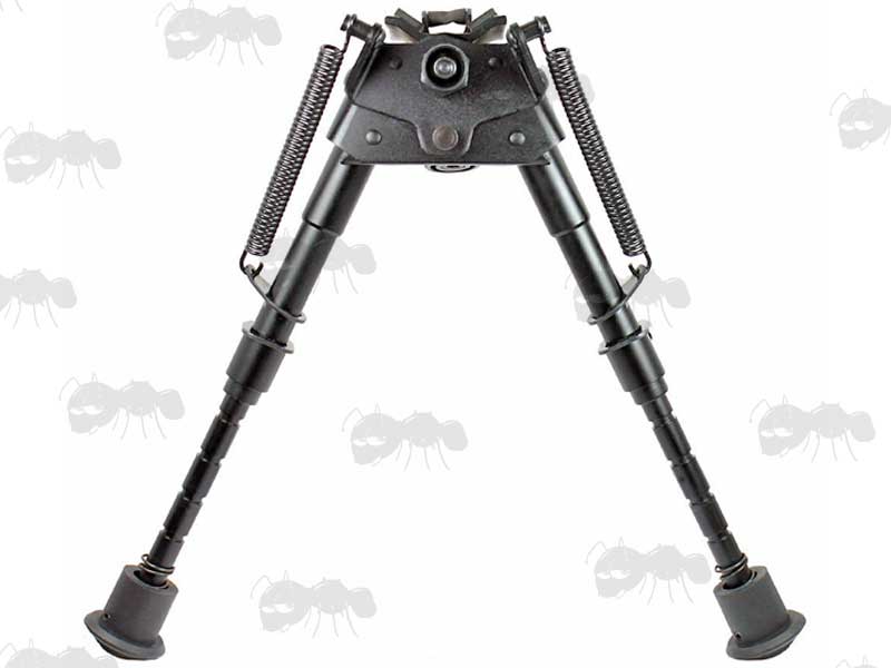 Telescopic Leg Rifle Bipod ~ QD Bench Rest Model with Tilt Feature