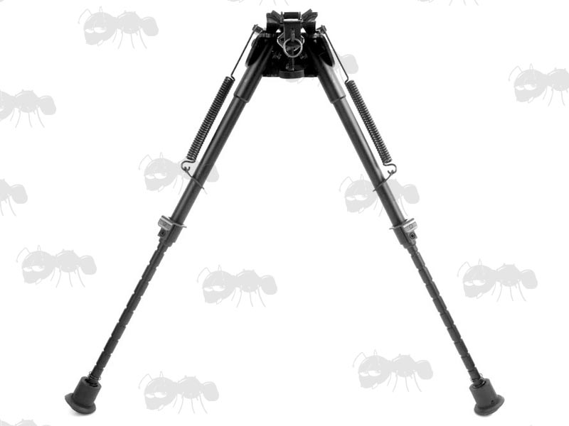 Telescopic Leg Rifle Bipod ~ Prone Model with Tilt