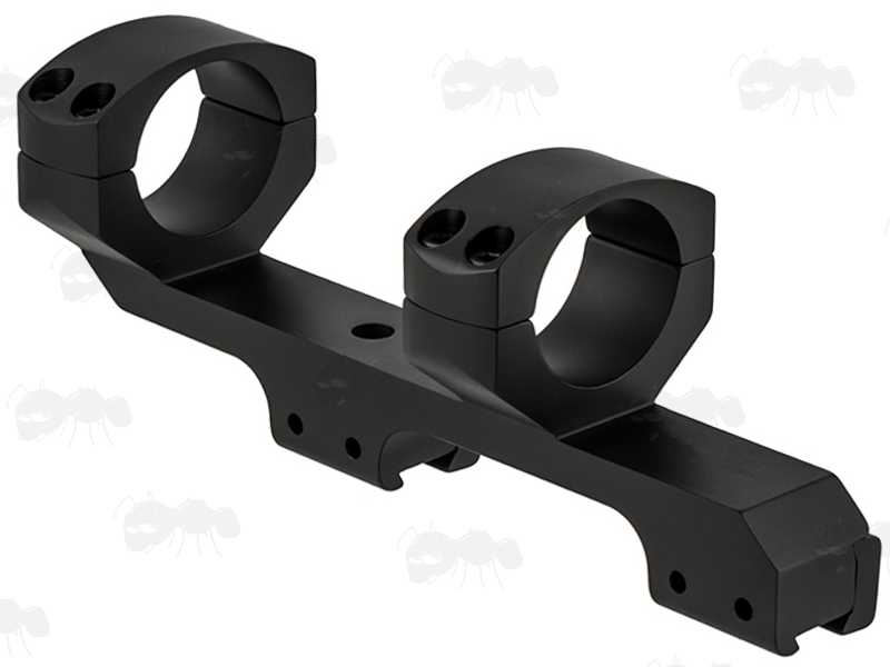 20MOA High-Profile Double Clamped 30mm Scope Rings One Piece Mount for Dovetail Rails