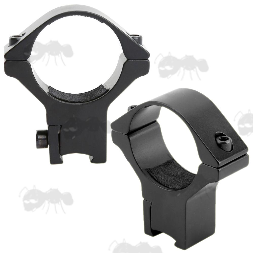 High-Profile 30mm Scope Ring for 9.5-11.5mm Dovetail Rails