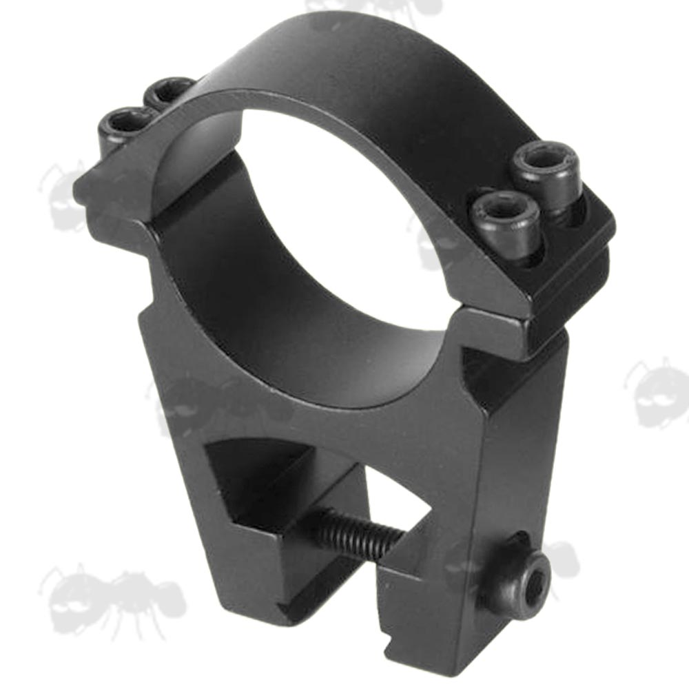 High-Profile Double-Clamped Open Design 30mm Scope Ring for Dovetail Rails