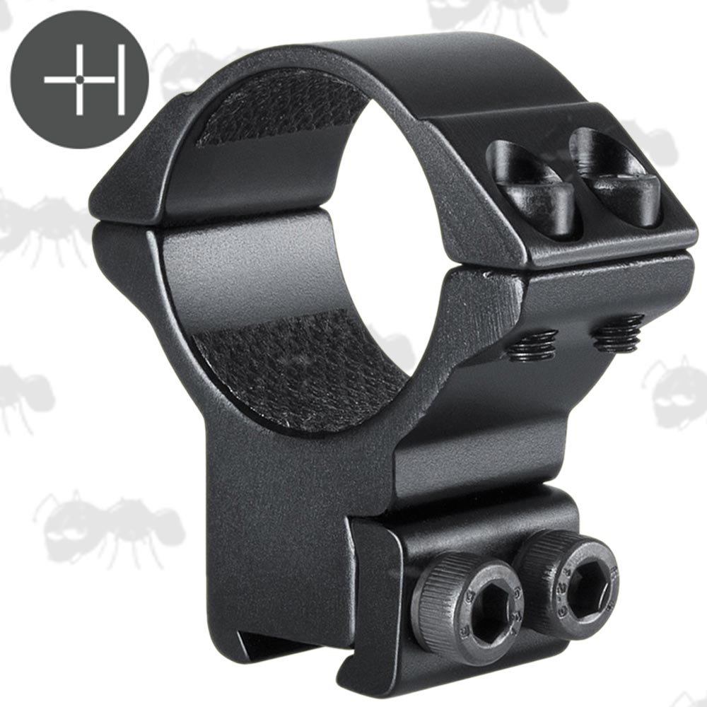 Pair of Hawke Two Piece Dovetail Rail Scope Match Mounts, High Profile Design for 30mm Diameter Scope Tubes, Model 22 107