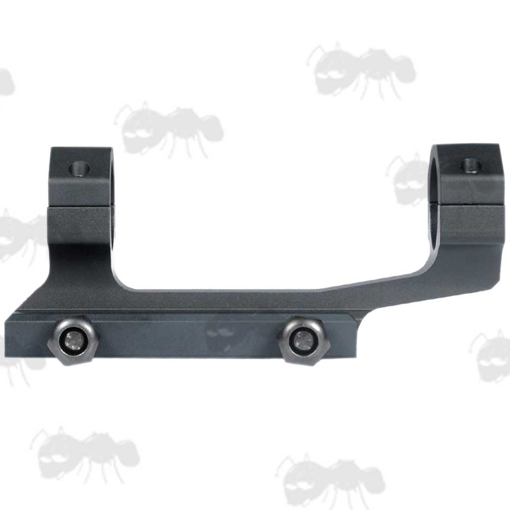 Short Length AR-15 OP Offset Picatinny Flat Top Scope Mount With 25mm Rings