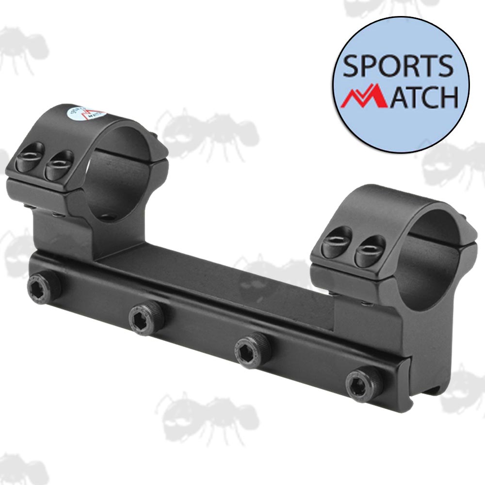 HOP26C Sportsmatch 9.5-11mm Dovetail Rail One Piece High Profile 25mm Diameter Scope Rings with Arrestor Pin