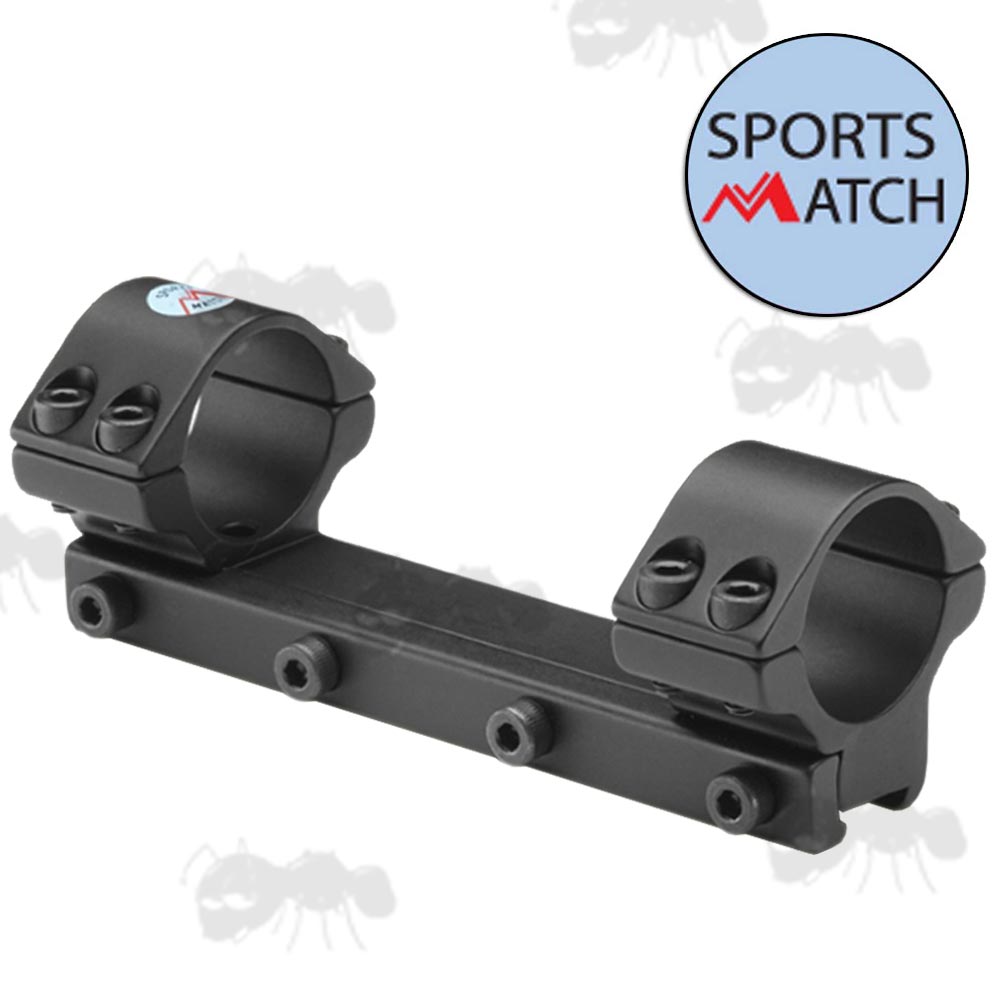 LOP33C Sportsmatch 9.5-11mm Dovetail Rail One Piece Low Profile 25mm Diameter Scope Rings with Arrestor Pin