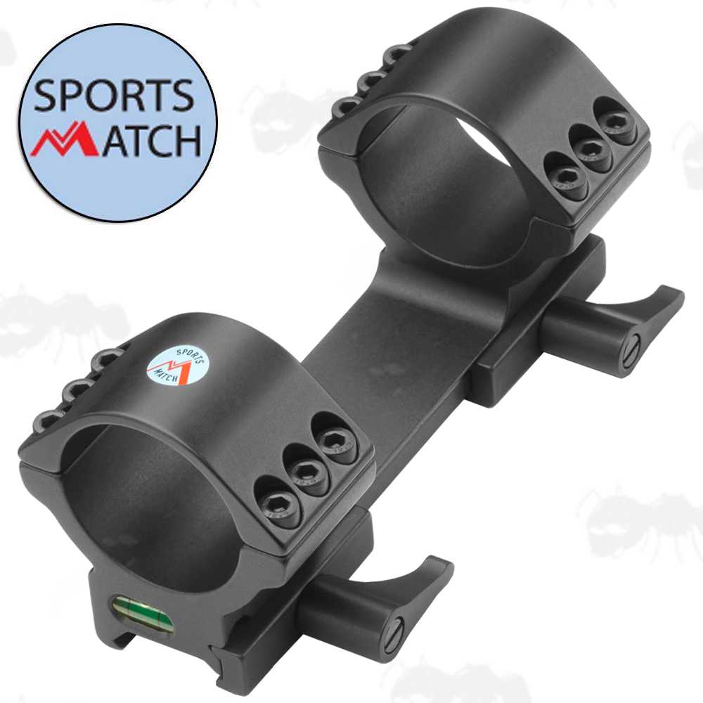 OP93 Sportsmatch Weaver / Picatinny High-Profile Quick-Release Lever One Piece 34mm Scope Rings Mount