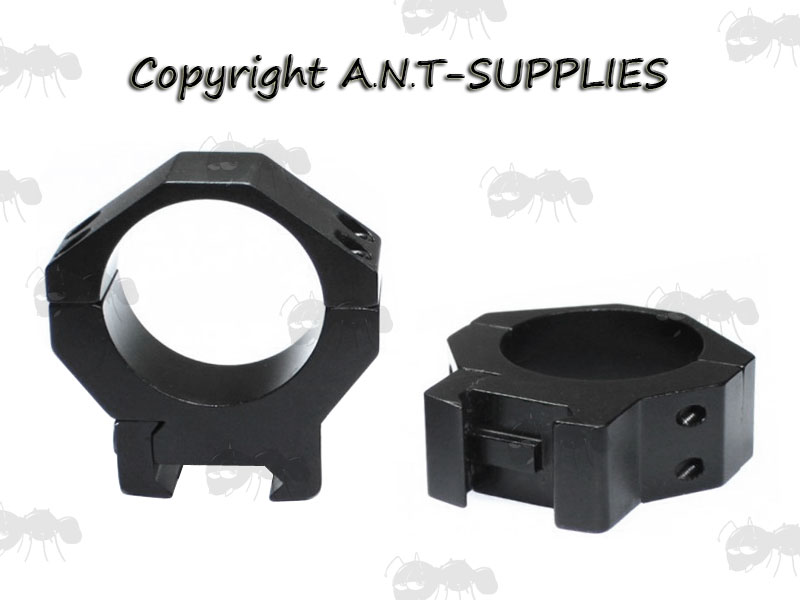 Low-Profile Double Clamped 35mm Scope Ring for Weaver / Picatinny Rails