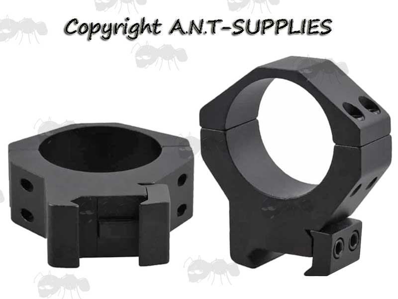 Medium-Profile Double Clamped 34mm Scope Ring for Weaver / Picatinny Rails