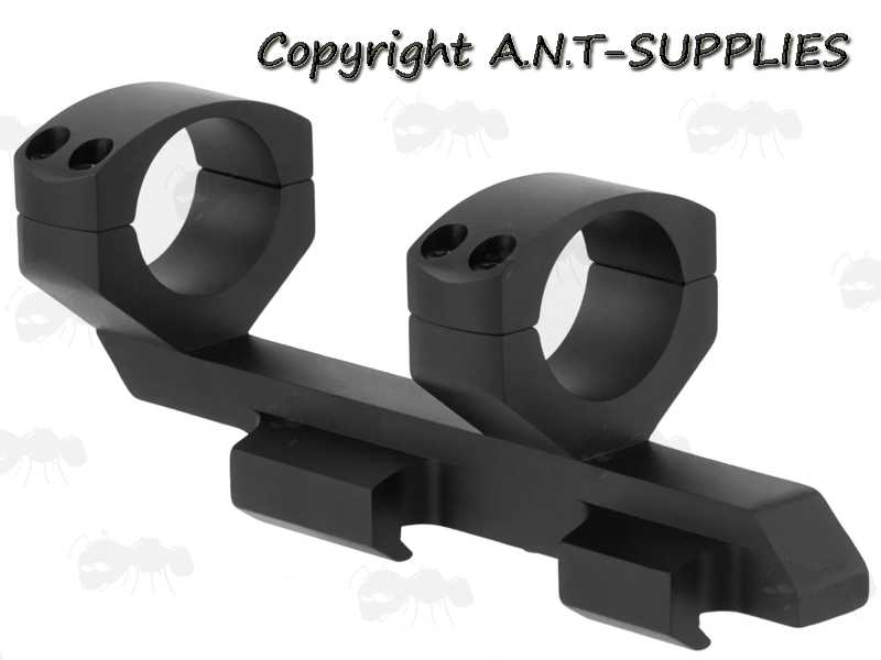 20MOA High-Profile Double Clamped 30mm Scope Rings One Piece Mount for Weaver / Picatinny Rails
